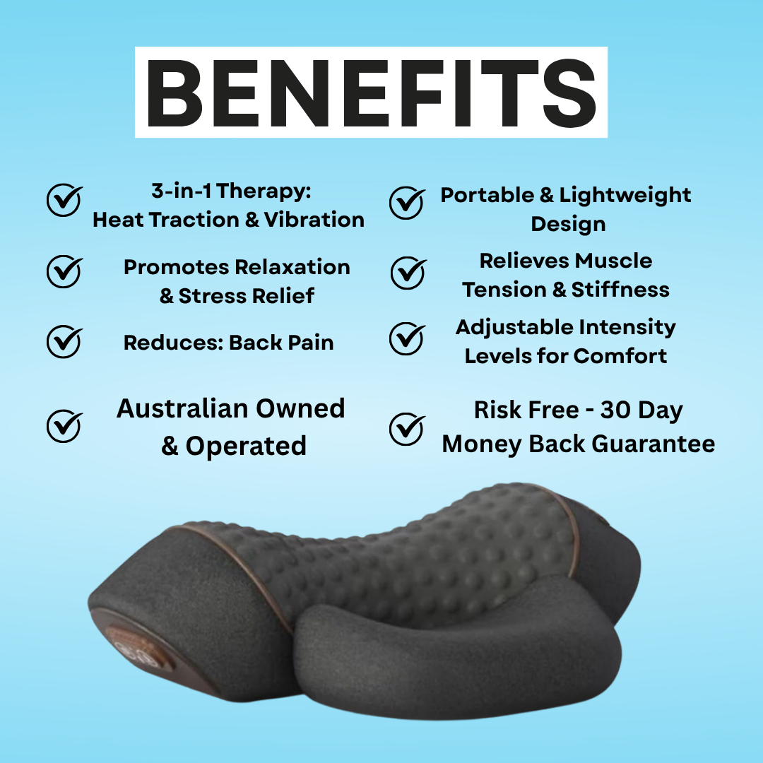 rest.recover neck/shoulder massage pillow