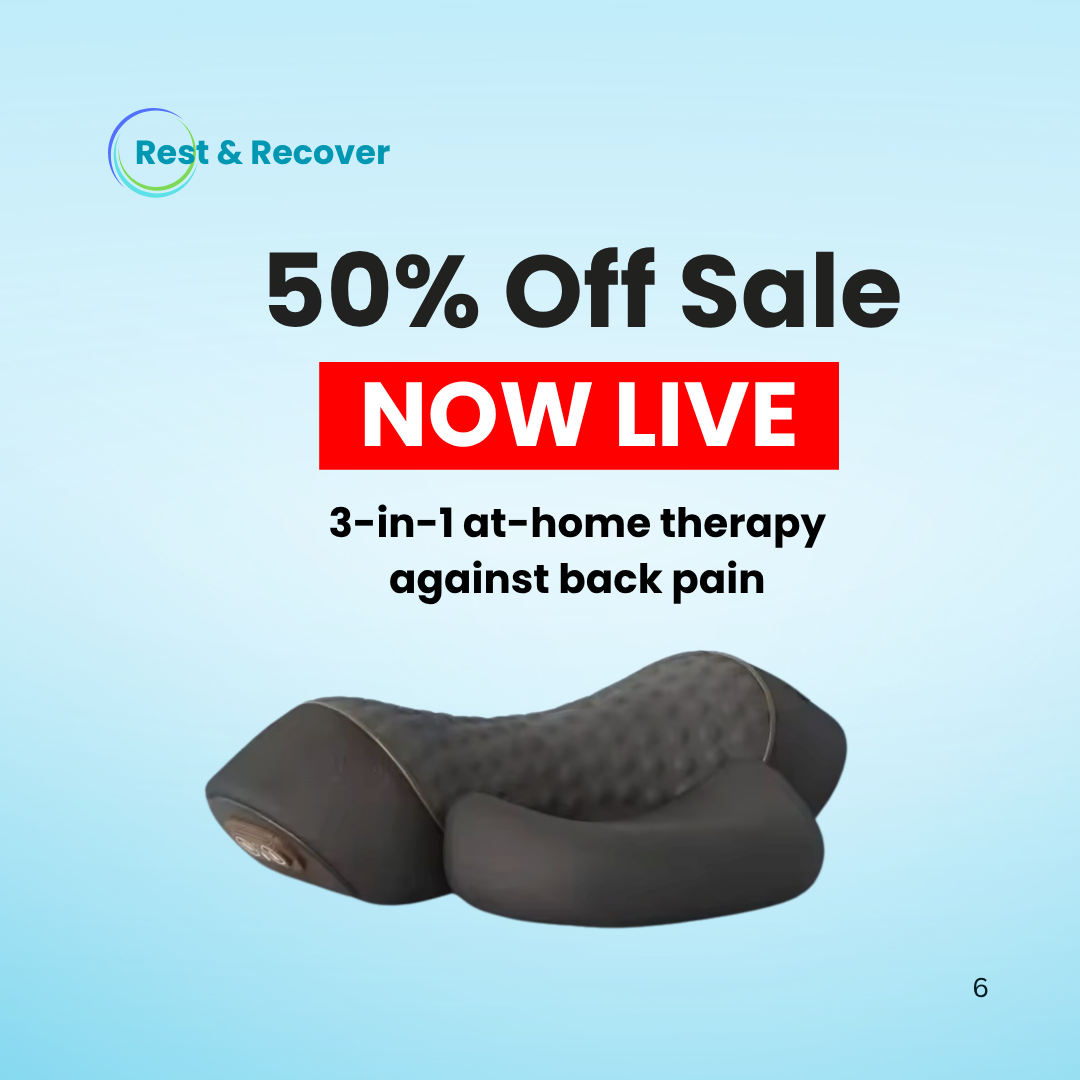 rest.recover neck/shoulder massage pillow