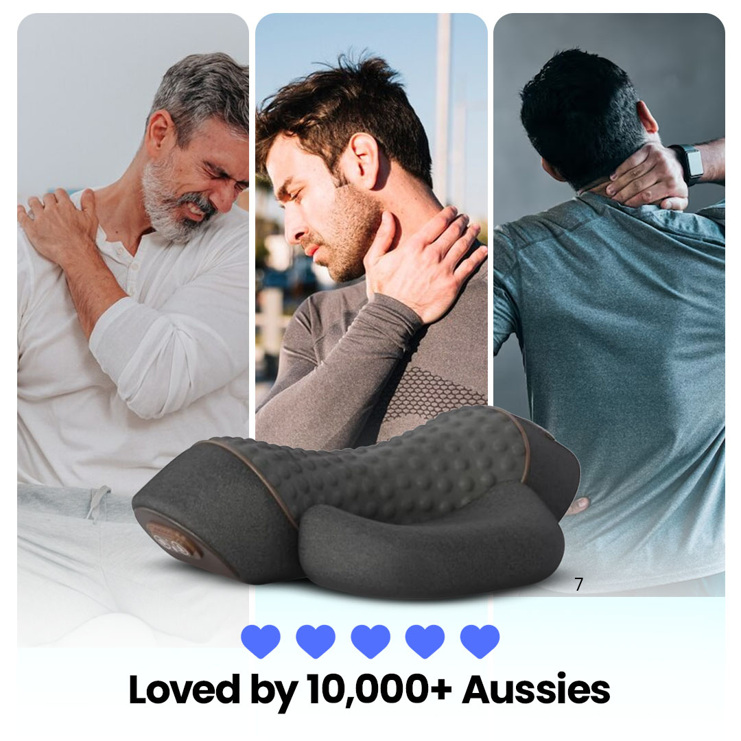 rest.recover neck/shoulder massage pillow